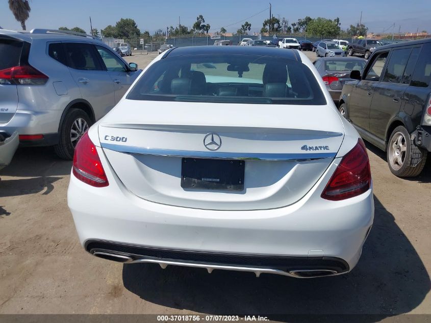 2016 MERCEDES-BENZ C-CLASS C 300 - 55SWF4KBXGU129856
