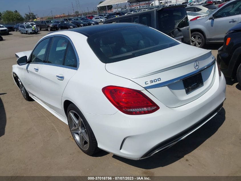 2016 MERCEDES-BENZ C-CLASS C 300 - 55SWF4KBXGU129856