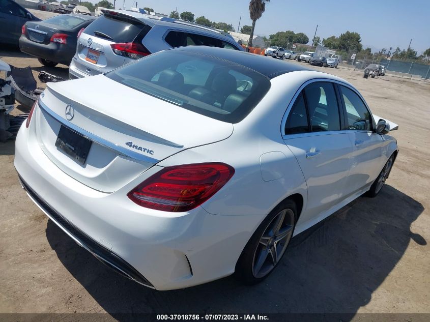 2016 MERCEDES-BENZ C-CLASS C 300 - 55SWF4KBXGU129856
