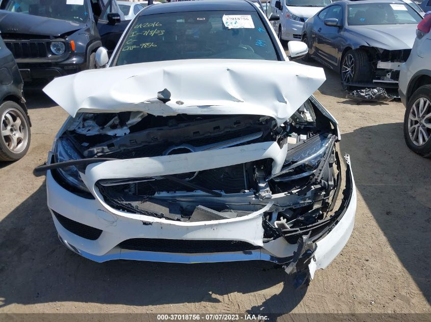2016 MERCEDES-BENZ C-CLASS C 300 - 55SWF4KBXGU129856