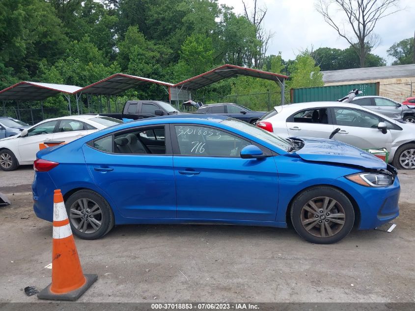 2018 HYUNDAI ELANTRA SEL/VALUE/LIMITED - 5NPD84LFXJH338513