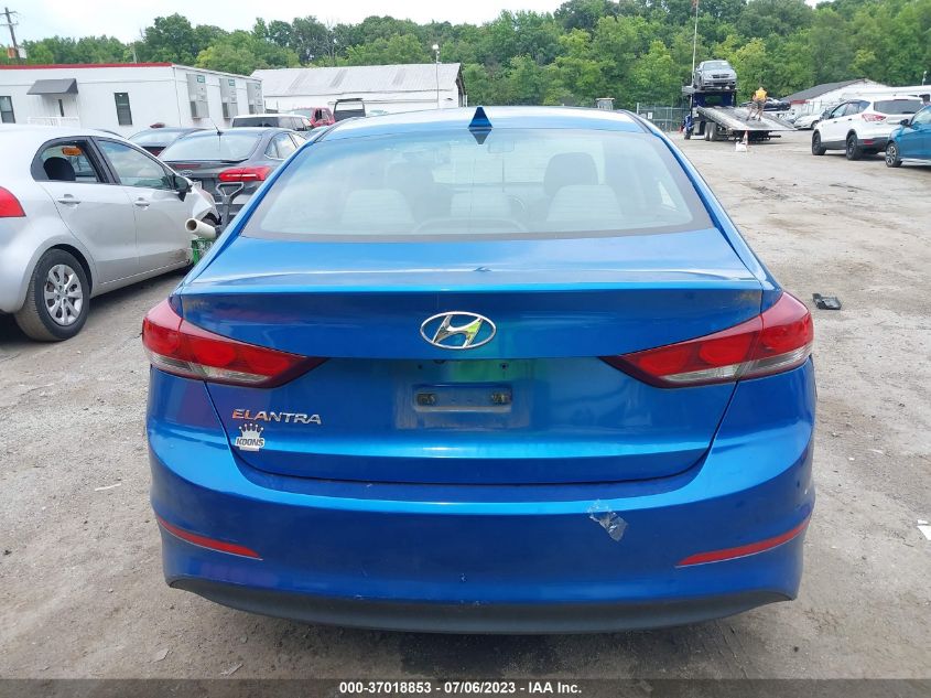 2018 HYUNDAI ELANTRA SEL/VALUE/LIMITED - 5NPD84LFXJH338513
