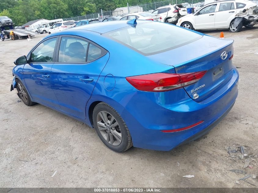 2018 HYUNDAI ELANTRA SEL/VALUE/LIMITED - 5NPD84LFXJH338513