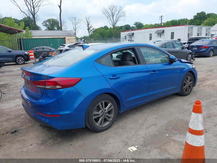 2018 HYUNDAI ELANTRA SEL/VALUE/LIMITED - 5NPD84LFXJH338513
