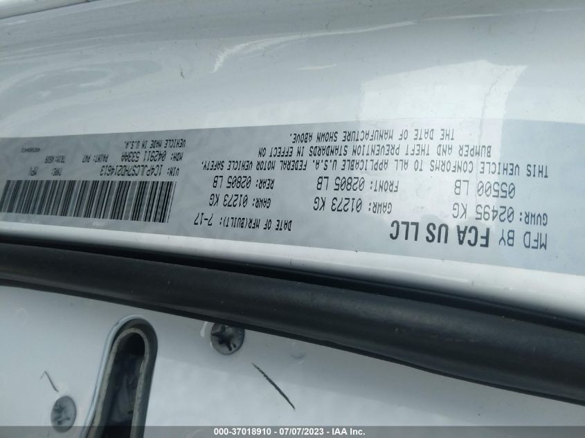 2017 JEEP CHEROKEE LATITUDE - 1C4PJLCS7HD214613
