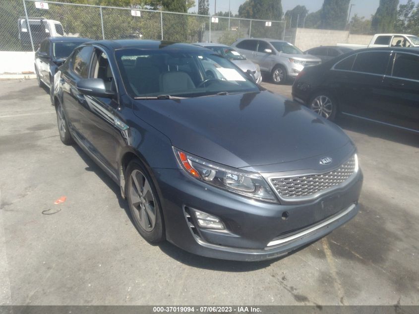 2015 KIA OPTIMA HYBRID EX - KNAGN4AD0F5084967