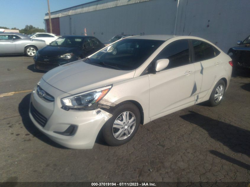 2016 HYUNDAI ACCENT SE - KMHCT4AE5GU039042