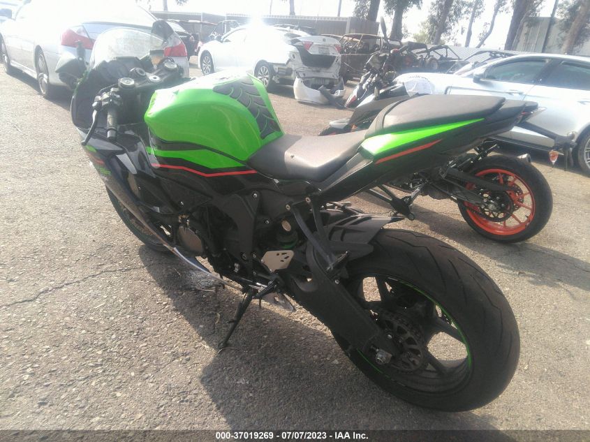 2022 KAWASAKI ZX636 K JKBZXJH17NA013731