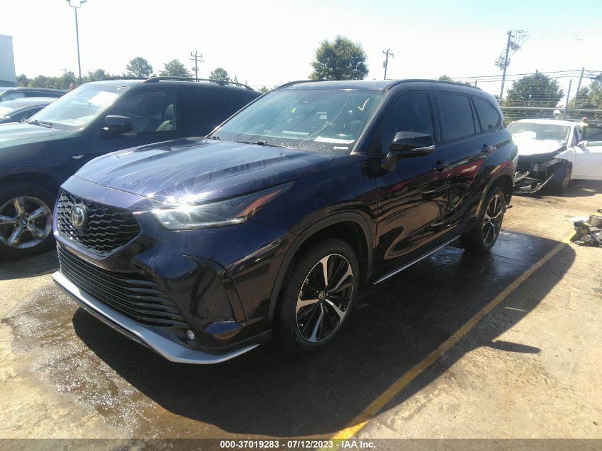 2021 TOYOTA HIGHLANDER XSE - 5TDLZRAH8MS044083