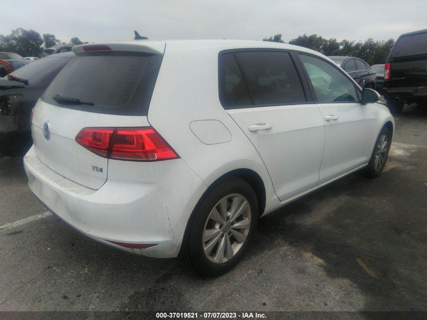 2015 VOLKSWAGEN GOLF TDI - 3VW2A7AU2FM047405