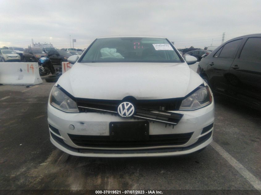 2015 VOLKSWAGEN GOLF TDI - 3VW2A7AU2FM047405
