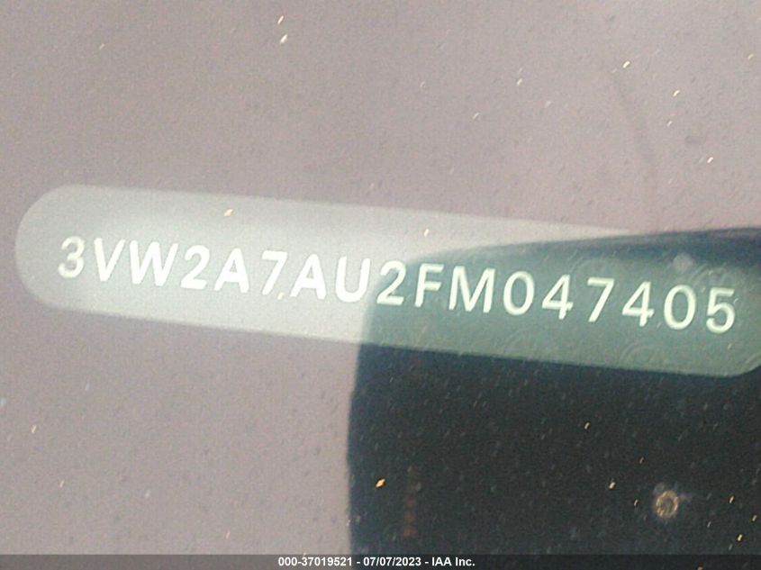 2015 VOLKSWAGEN GOLF TDI - 3VW2A7AU2FM047405