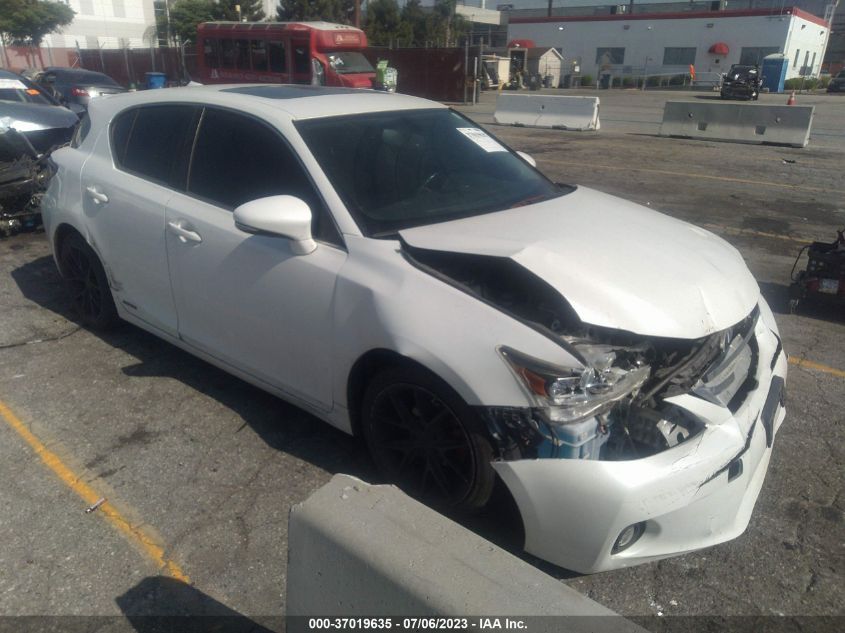 2013 LEXUS CT 200H HYBRID - JTHKD5BH0D2172342