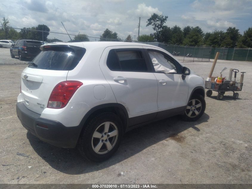 2016 CHEVROLET TRAX LS - 3GNCJNSB9GL278566