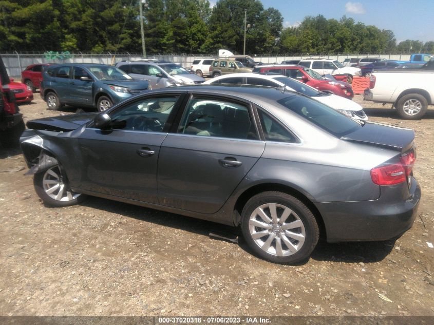 2013 AUDI A4 PREMIUM - WAUAFAFL6DA161864
