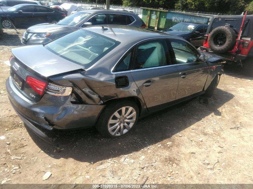 2013 AUDI A4 PREMIUM - WAUAFAFL6DA161864