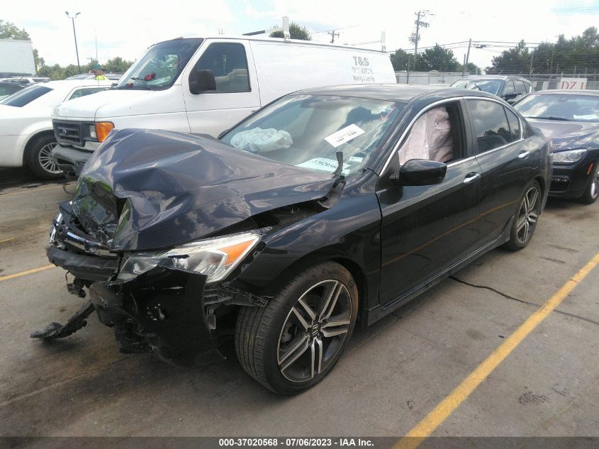 2017 HONDA ACCORD SEDAN SPORT SE - 1HGCR2F18HA017621