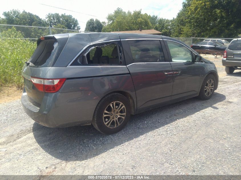 2013 HONDA ODYSSEY EX-L - 5FNRL5H65DB001401