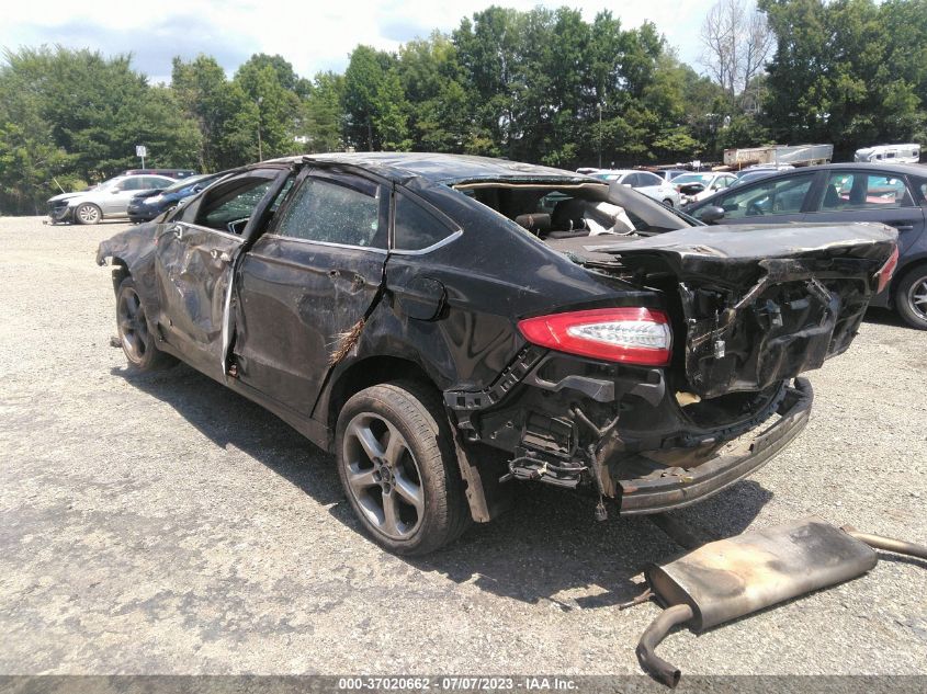 2016 FORD FUSION SE - 3FA6P0H90GR374567