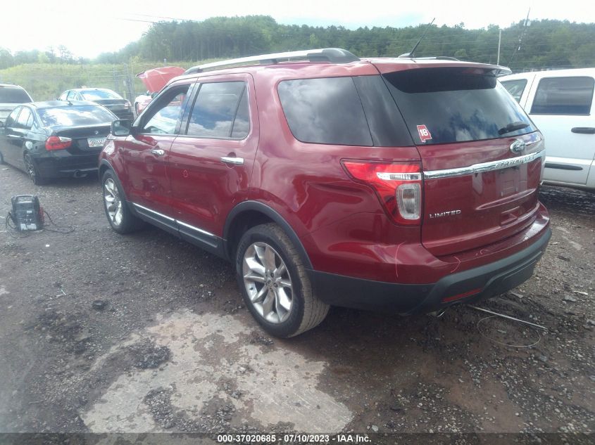 2013 FORD EXPLORER LIMITED - 1FM5K7F80DGB31671