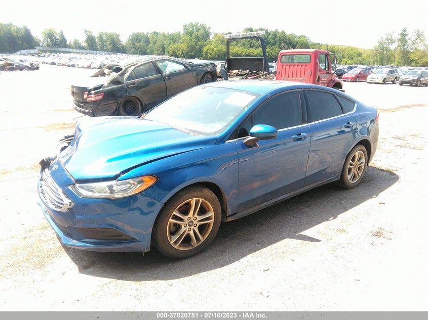 VIN 3FA6P0HD0JR284654 2018 FORD FUSION SE