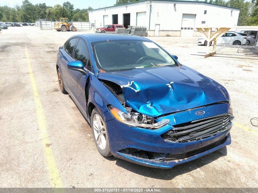 VIN 3FA6P0HD0JR284654 2018 FORD FUSION SE
