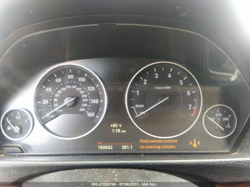2013 BMW 3 SERIES 328I - WBA3C1C59DK104642