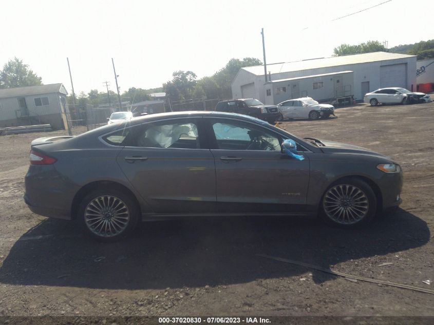 2014 FORD FUSION TITANIUM HYBRID - 3FA6P0RU3ER327467