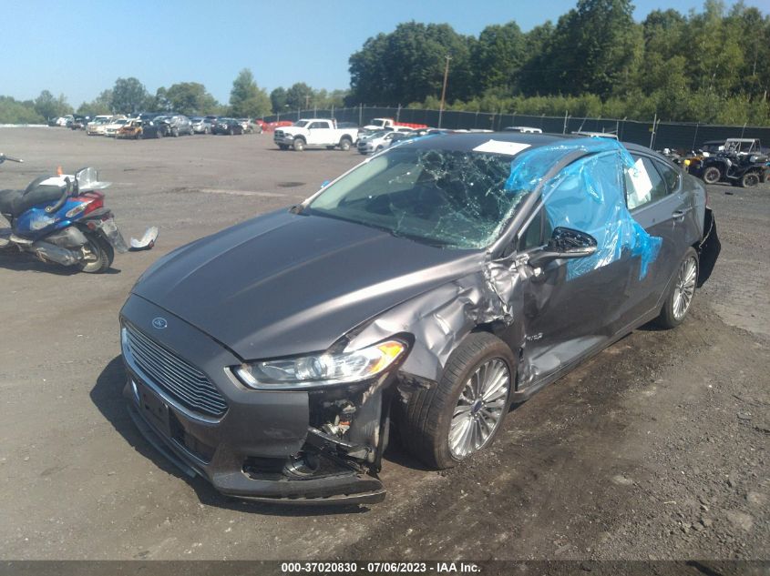 2014 FORD FUSION TITANIUM HYBRID - 3FA6P0RU3ER327467