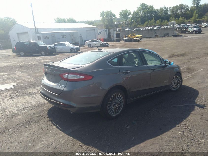 2014 FORD FUSION TITANIUM HYBRID - 3FA6P0RU3ER327467