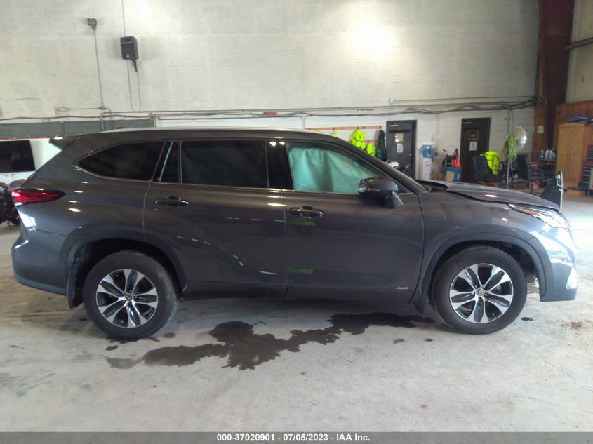 2022 TOYOTA HIGHLANDER HYBRID - 5TDGBRCH9NS549778