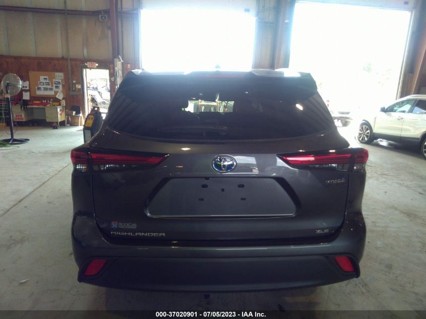 2022 TOYOTA HIGHLANDER HYBRID - 5TDGBRCH9NS549778