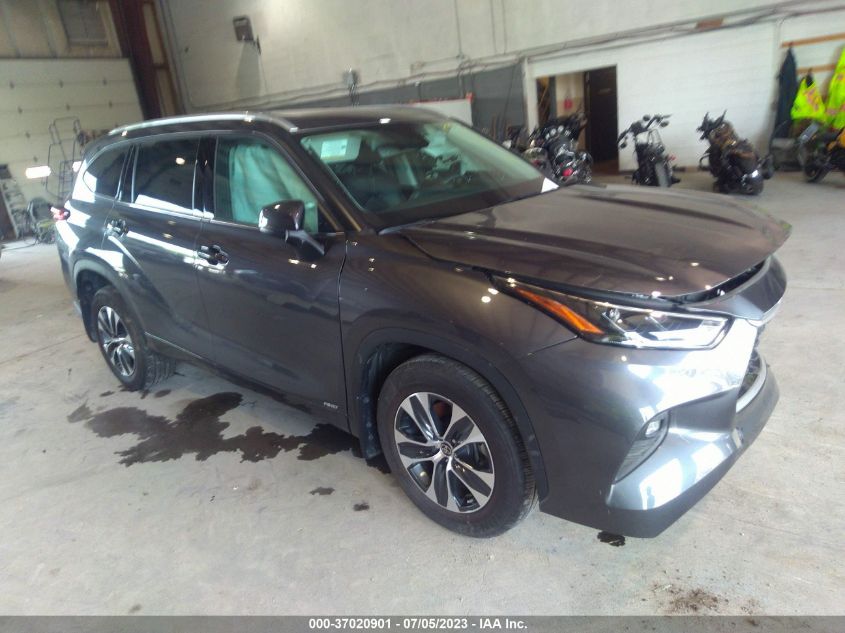 2022 TOYOTA HIGHLANDER HYBRID - 5TDGBRCH9NS549778