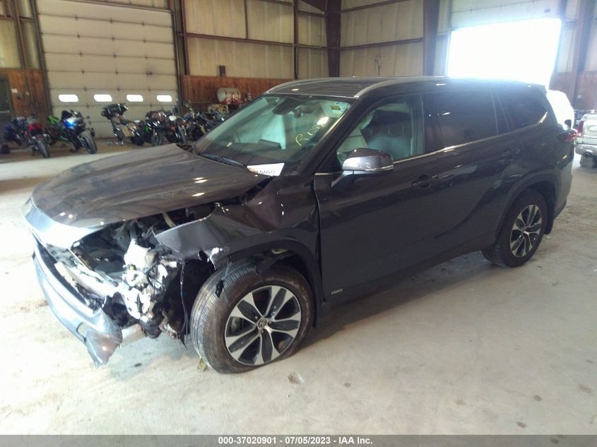 2022 TOYOTA HIGHLANDER HYBRID - 5TDGBRCH9NS549778