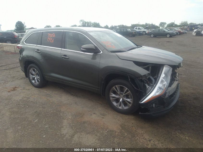 2015 TOYOTA HIGHLANDER LE - 5TDBKRFH8FS074017