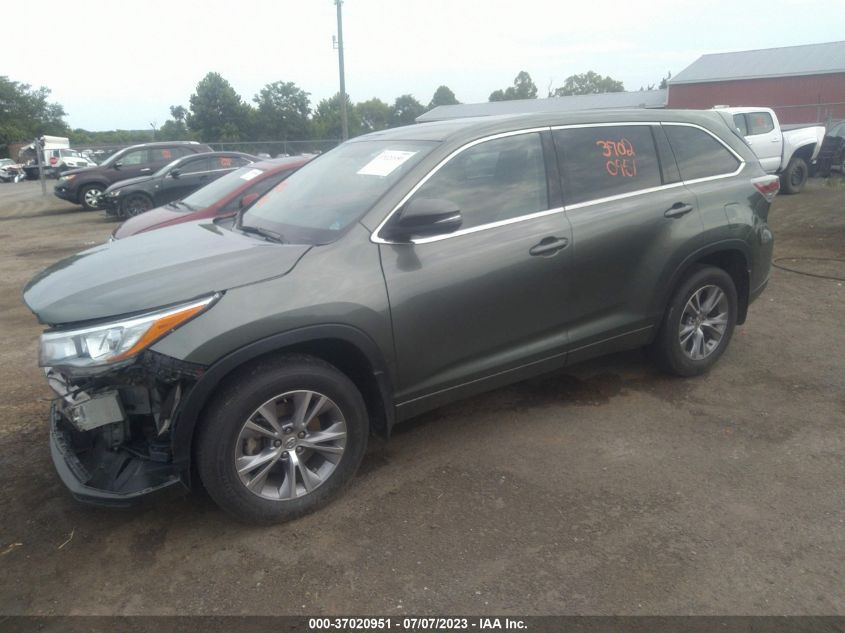 2015 TOYOTA HIGHLANDER LE - 5TDBKRFH8FS074017