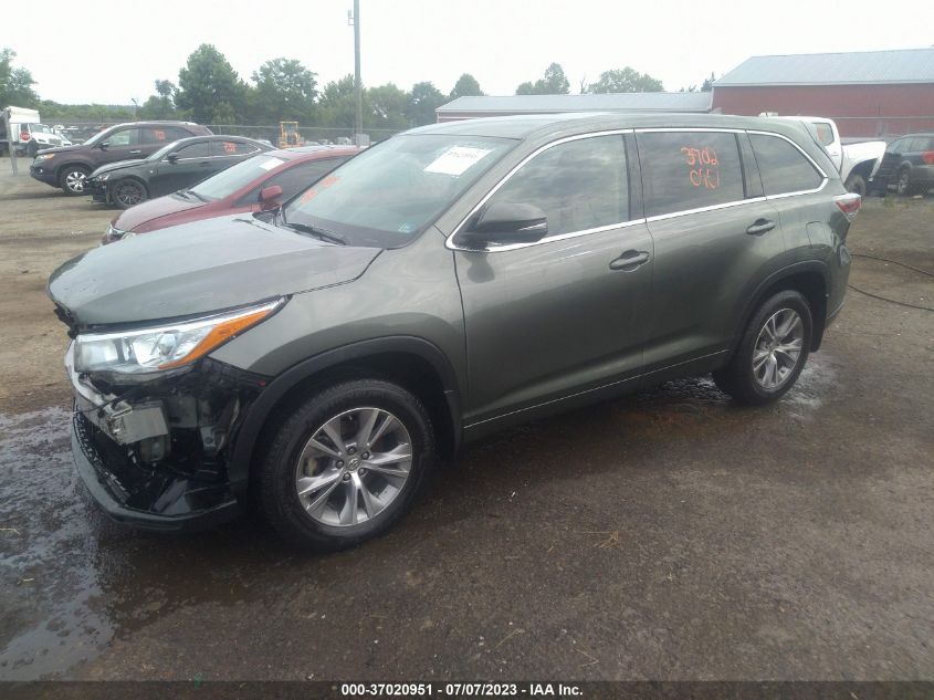 2015 TOYOTA HIGHLANDER LE - 5TDBKRFH8FS074017