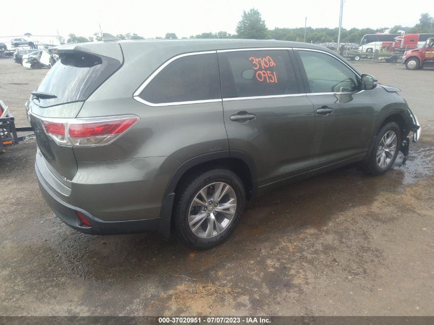 2015 TOYOTA HIGHLANDER LE - 5TDBKRFH8FS074017