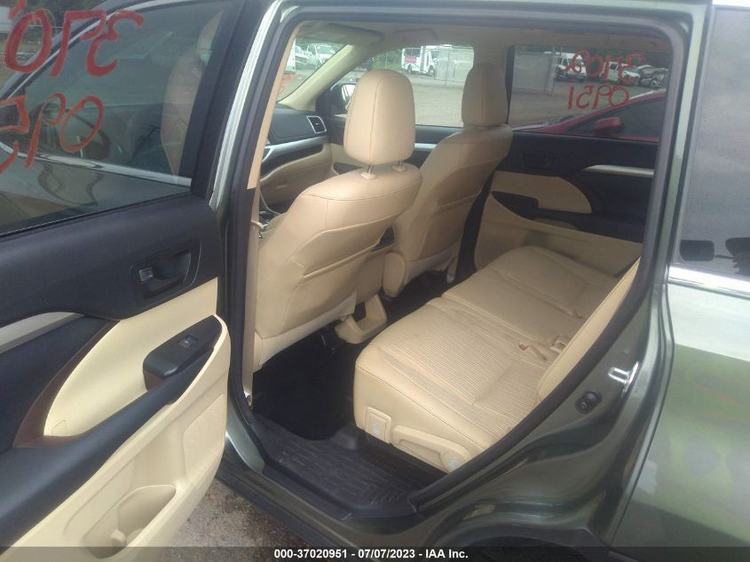 2015 TOYOTA HIGHLANDER LE - 5TDBKRFH8FS074017