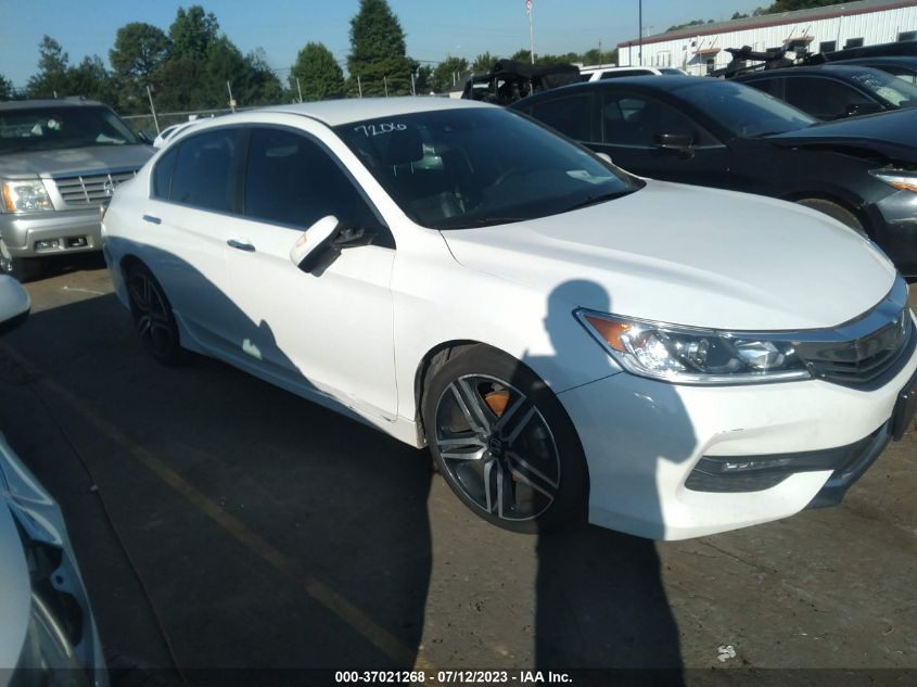 2016 HONDA ACCORD SEDAN SPORT - 1HGCR2F65GA107206