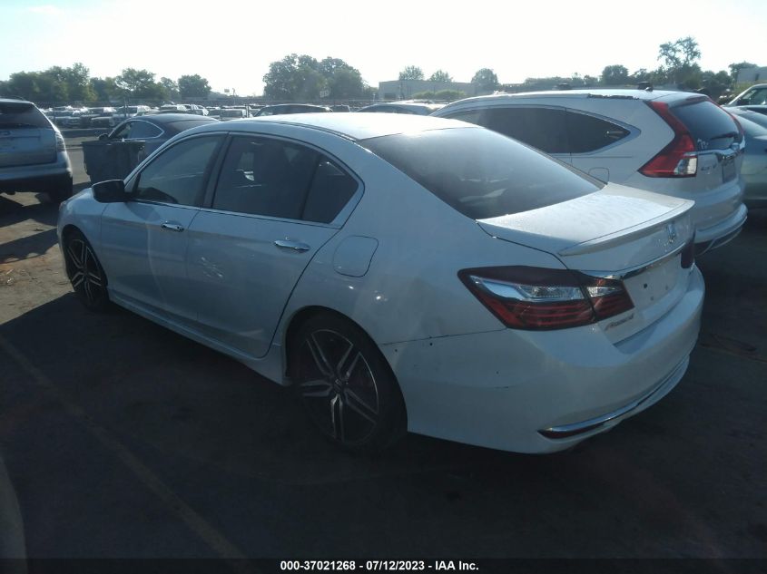 2016 HONDA ACCORD SEDAN SPORT - 1HGCR2F65GA107206