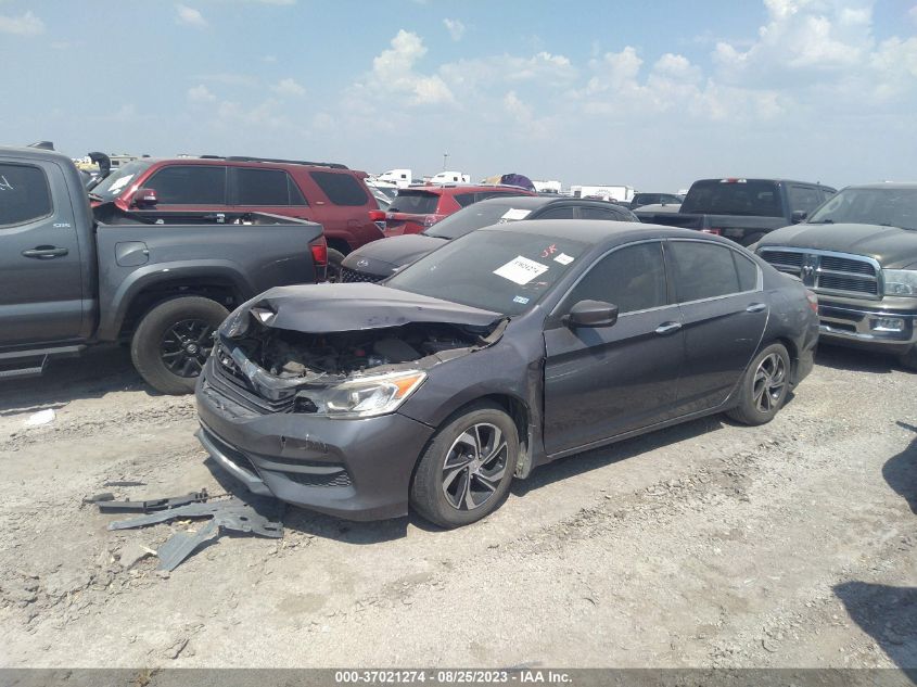 2016 HONDA ACCORD SEDAN LX - 1HGCR2F33GA017574