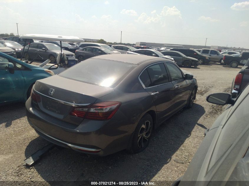 2016 HONDA ACCORD SEDAN LX - 1HGCR2F33GA017574