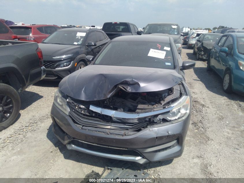 2016 HONDA ACCORD SEDAN LX - 1HGCR2F33GA017574