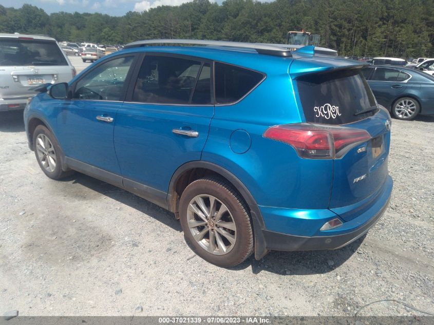 2017 TOYOTA RAV4 LIMITED/PLATINUM - 2T3YFREVXHW318886