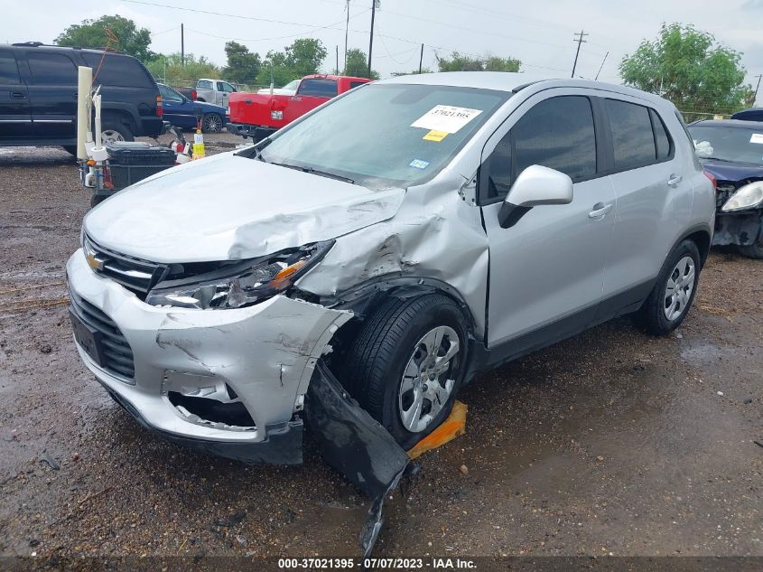 2018 CHEVROLET TRAX LS - 3GNCJKSB1JL272931