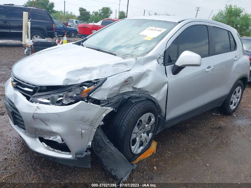 2018 CHEVROLET TRAX LS - 3GNCJKSB1JL272931