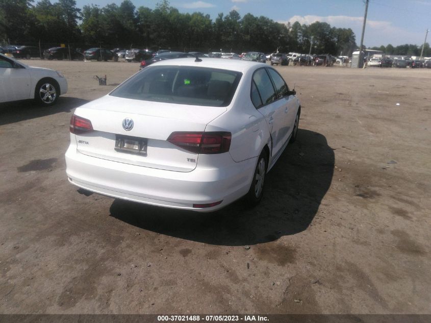 2016 VOLKSWAGEN JETTA SEDAN 1.4T S W/TECHNOLOGY - 3VW267AJ4GM318666