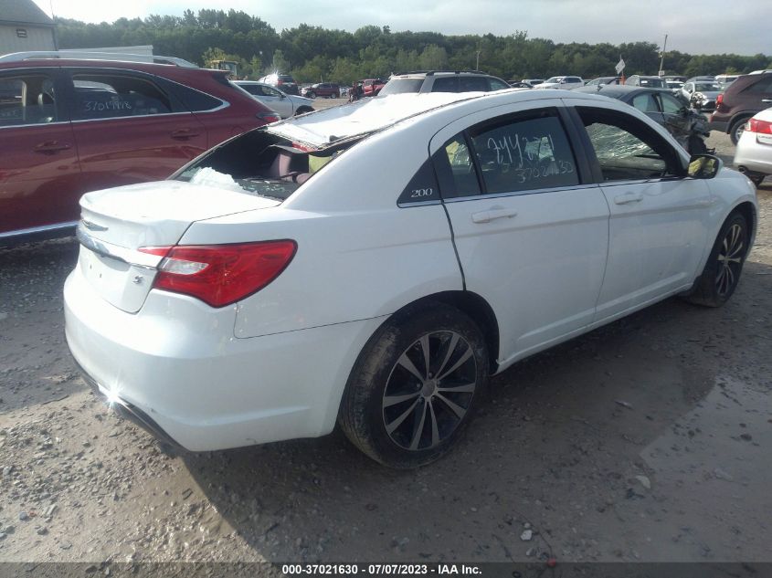 2013 CHRYSLER 200 TOURING - 1C3CCBBG9DN744221