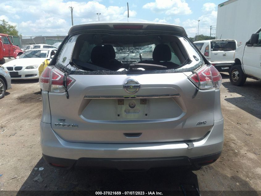 2016 NISSAN ROGUE SV/SL/S - KNMAT2MV7GP671552